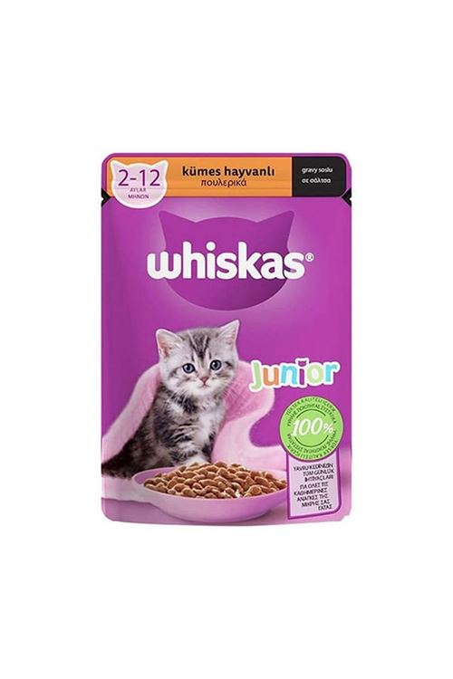 Whiskas Jöleli Kümes Hayvanlı Yavru Konserve Kedi Maması 85 Gr