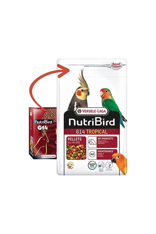 Versele Laga Nutribird G14 Tropikal Pelet Paraket Yemi 10 Kg