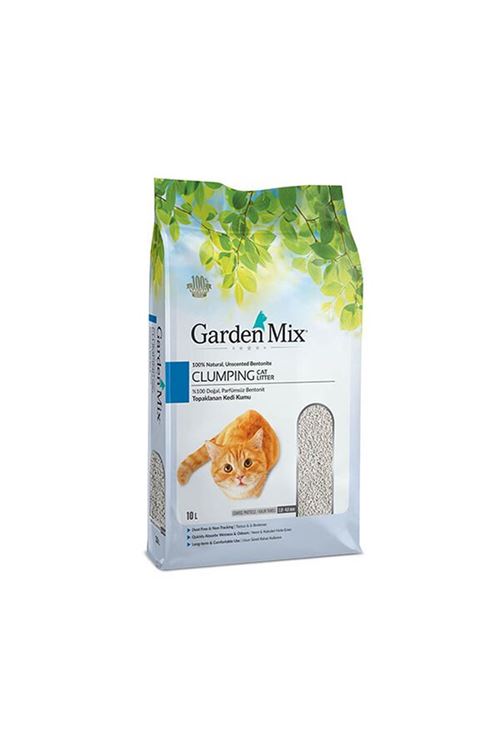 Garden Mix Kalın Taneli Kokusuz Kedi Kumu 10 Lt