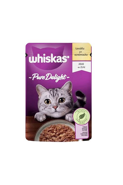 Whiskas Pouch Tavuklu Yetişkin Konserve Kedi Maması 85 Gr