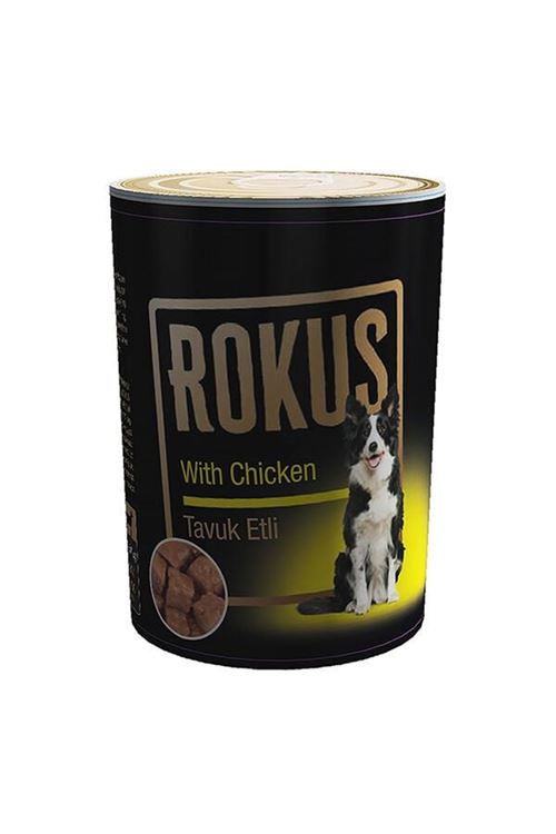 Rokus Tavuklu Yetişkin Konserve Köpek Maması 410 Gr