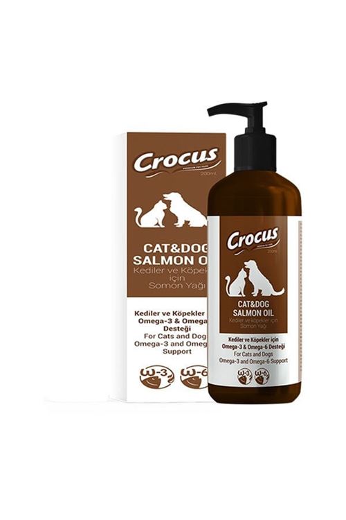 Crocus Salmon Oil Kedi ve Köpek Somon Yağı 200 Ml