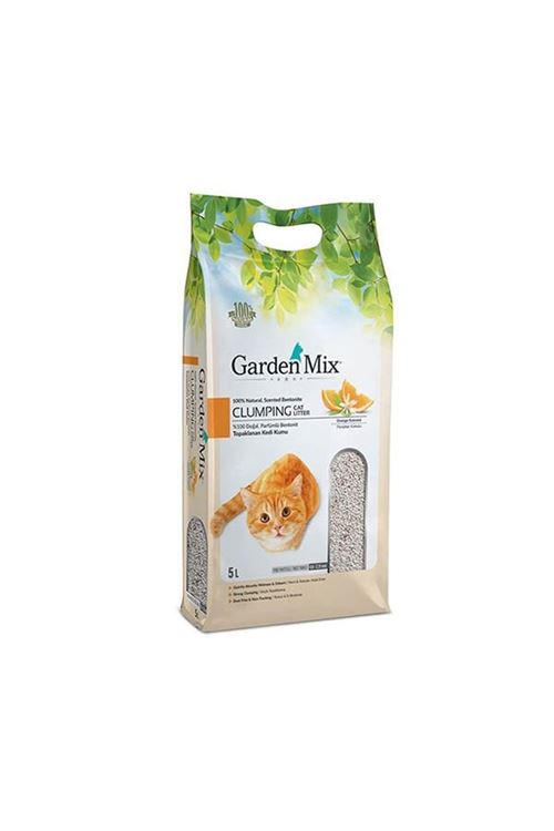Garden Mix İnce Taneli Portakal Kokulu Kedi Kumu 5 Lt