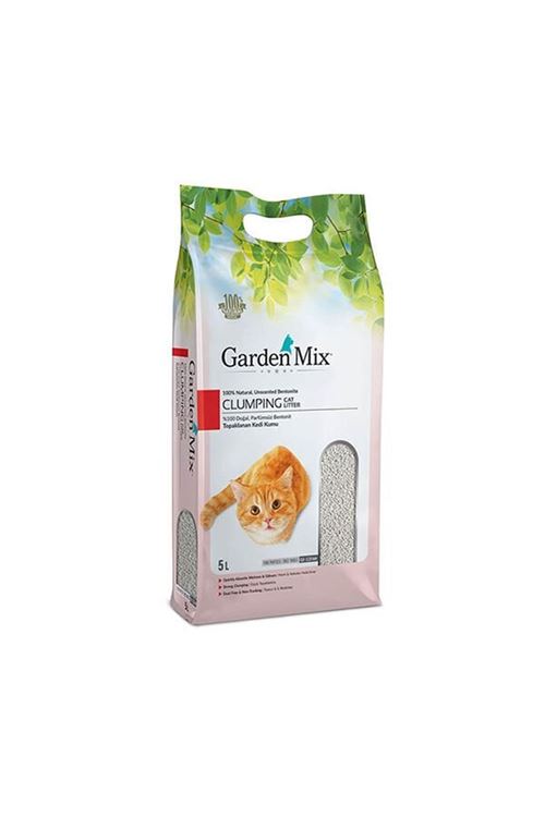 Garden Mix İnce Taneli Kokusuz Kedi Kumu 5 Lt