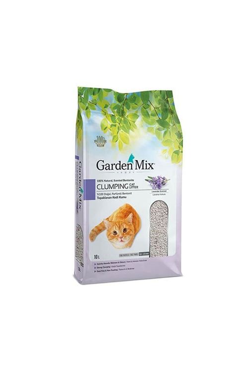 Garden Mix İnce Taneli Lavanta Kokulu Kedi Kumu 10 Lt