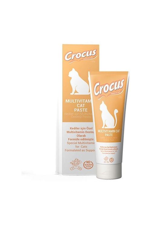 Crocus Multivitamin Kedi Malt Macunu 100 Gr