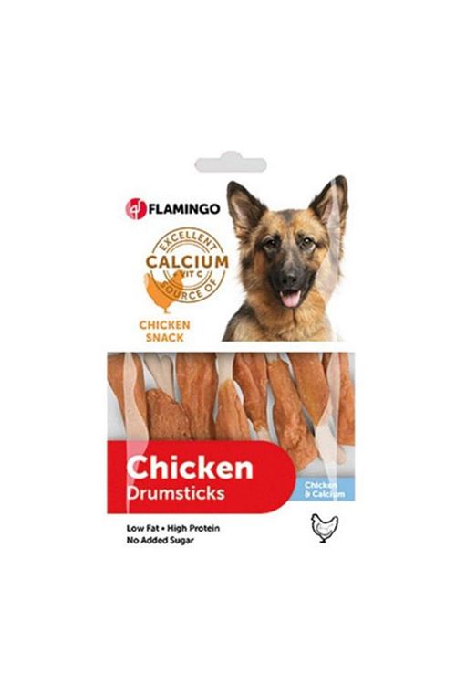 Flamingo Tavuklu Kalsiyum Kemik Köpek Ödül Maması 85 Gr