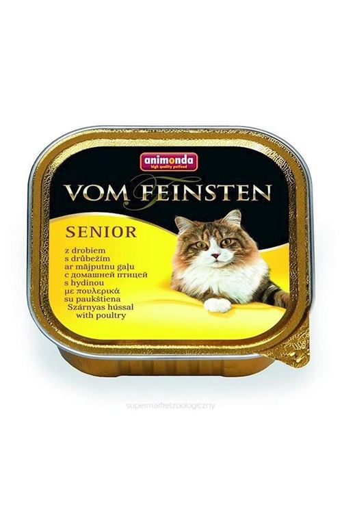 Animonda Vom Feinsten Senior Kümes Hayvanlı Yaşlı Konserve Kedi Maması 100 Gr