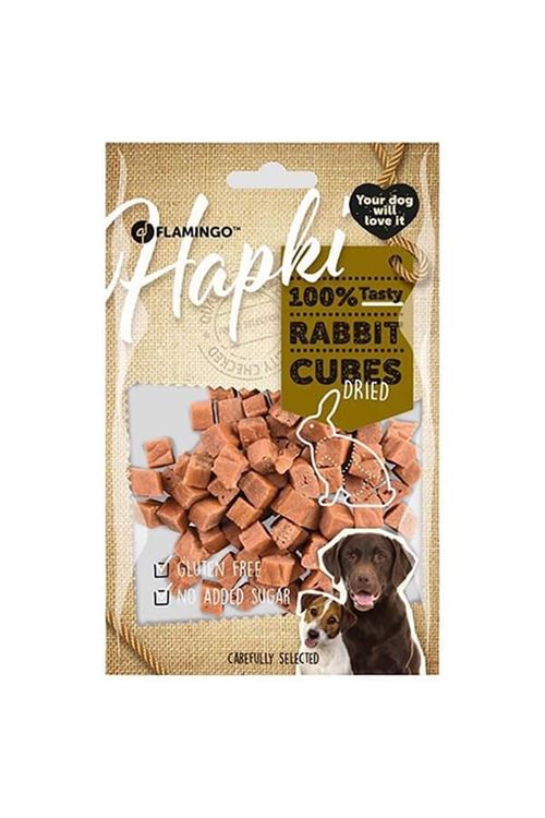 Flamingo Hapki Glutensiz Tavşanlı Küp Köpek Ödül Maması 85 Gr