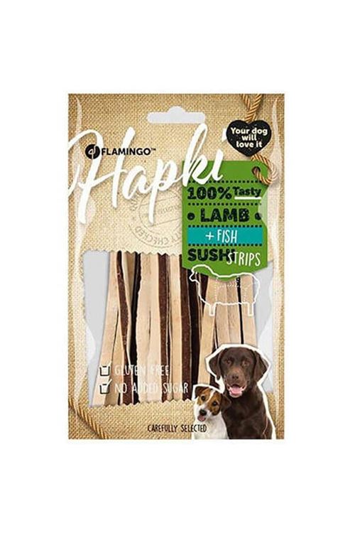Flamingo Hapki Glutensiz  Kuzu ve Balıklı Sushi  Köpek Ödülü 85 Gr