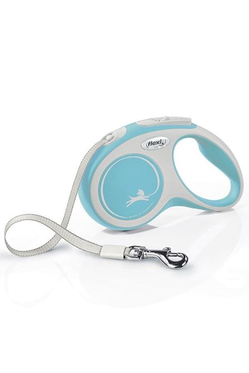 Flexi New Comfort Şerit Otomatik Köpek Gezdirme Tasması Small Açık Mavi 5 Mt
