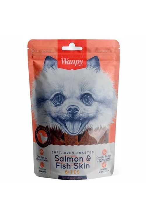 Wanpy Yumuşak Somonlu Köpek Ödül Maması 100 Gr