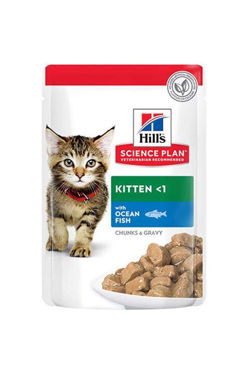 Hills Kitten Okyanus Balıklı Pouch Yavru Konserve Kedi Maması 85 Gr