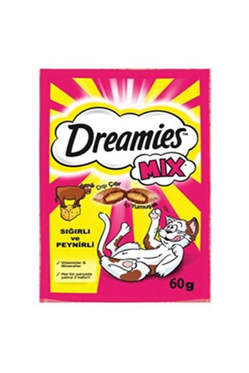 Dreamies Biftek ve Peynirli Mix Kedi Ödül Maması 60 Gr