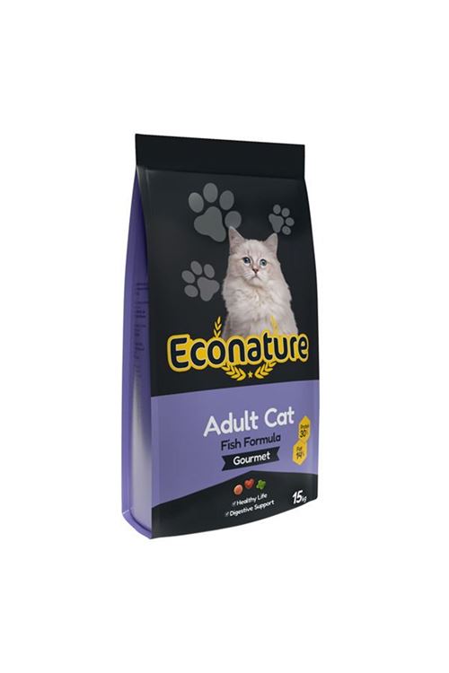 Econature Gurme Balıklı Yetişkin Kedi Maması 15 Kg