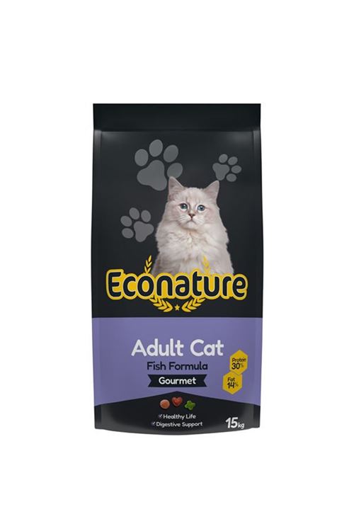 Econature Gurme Balıklı Yetişkin Kedi Maması 15 Kg