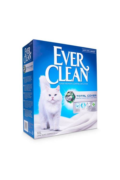 Ever Clean Total Cover Kokusuz Topaklanan Kedi Kumu 10 Lt
