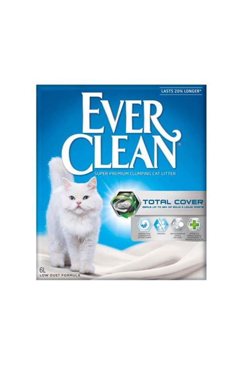 Ever Clean Total Cover Kokusuz Topaklanan Kedi Kumu 10 Lt
