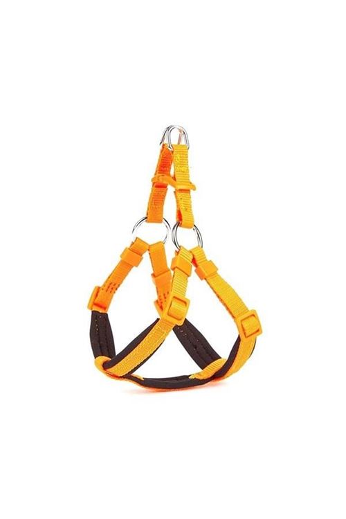 Doggie Comfort Dokuma Ronin Köpek Göğüs Tasması Xxsmall Turuncu 1x30-35 Cm