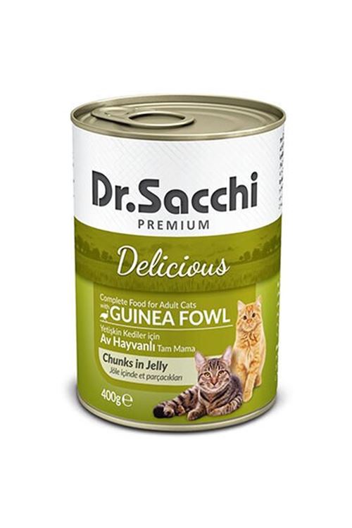 Dr.Sacchi Av Hayvanlı Yetişkin Kedi Konservesi 400 Gr