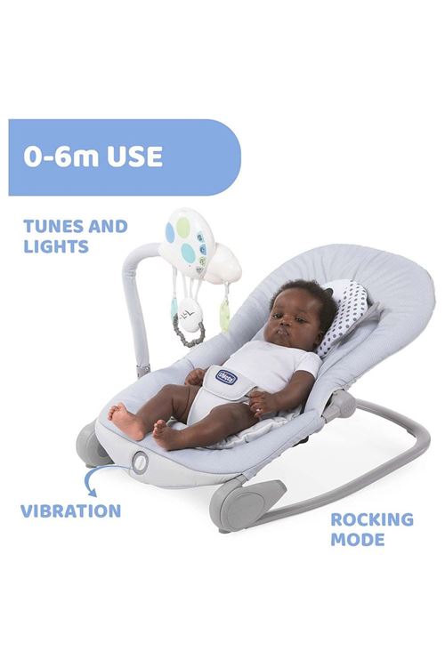 Chicco Balloon Bouncer Ev Tipi Titreşimli Ana Kucağı - Mavi