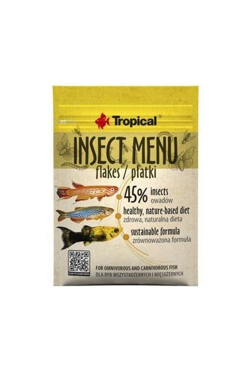 Tropical Insect Menu Larva Proteinli Pul Balık Yemi 12 Gr