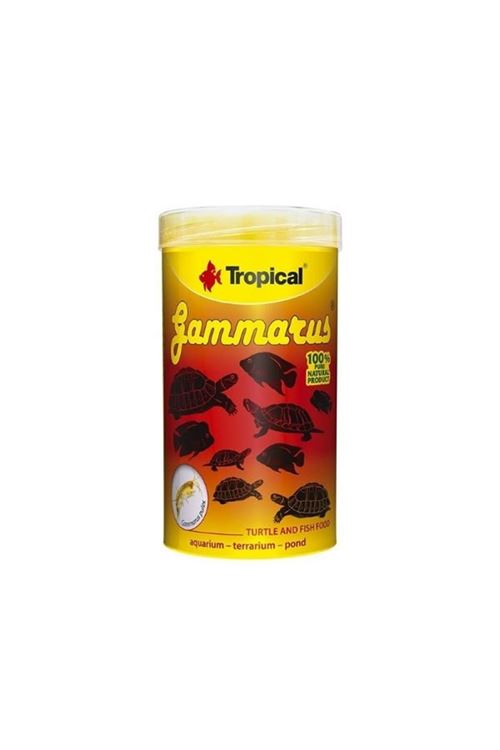 Tropical Gammarus Kurutulmuş Karides Kaplumbağa ve Balık Yemi 1000 Ml 120 Gr