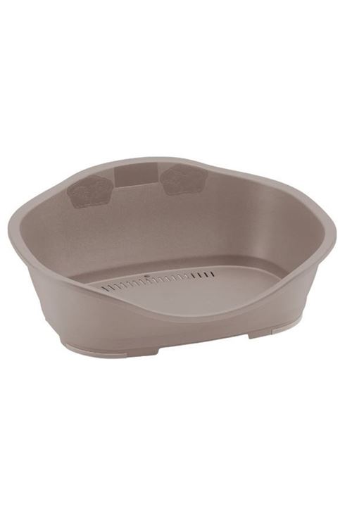 Stefanplast Sleeper Sert Plastik Kedi ve Köpek Yatağı Vizon 88x62x35.5 No:4