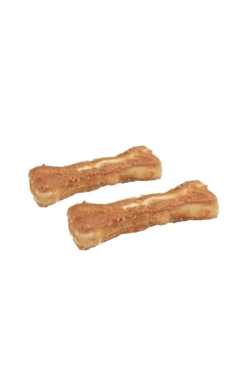 Flamingo Rhide Tavuk Kaplı Kemik Köpek Ödül Maması 2 Adet 15 Cm 220 Gr