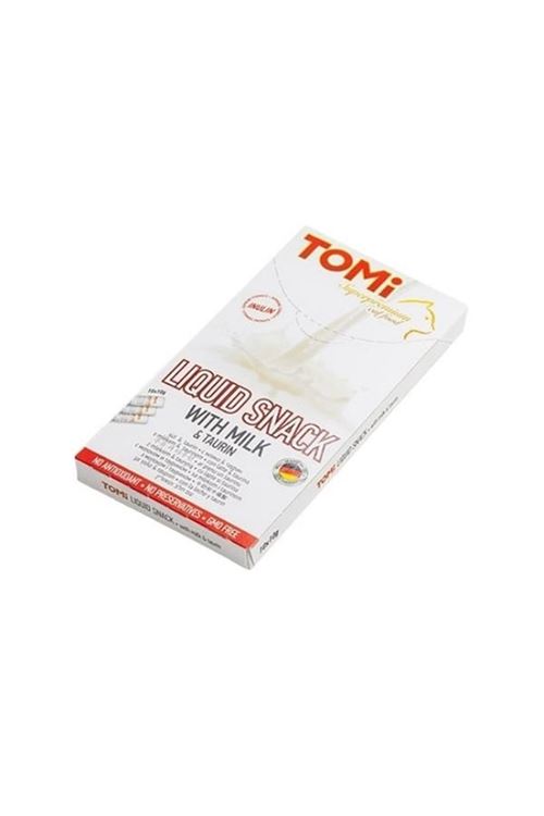 Tomi Sütlü ve Taurinli Sıvı Kedi Ödül Maması 10 Gr 10 Adet