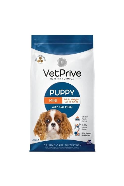 Vet Prive Somonlu Küçük Irk Yavru Köpek Maması 3 Kg