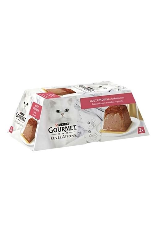 Gourmet Revelations Somon Balıklı Yetişkin Konserve Kedi Maması 2 Adet 57 Gr