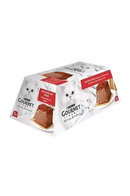 Gourmet Revelations Sığır Etli Yetişkin Konserve Kedi Maması 2 Adet 57 Gr