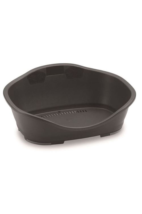 Stefanplast Sleeper Sert Plastik Kedi ve Köpek Yatağı Koyu Gri 96x68x37.5 Cm No:5