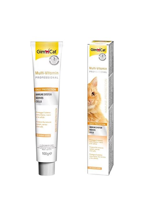 Gimcat Multi Vitamin Paste 12 Vitaminli Kedi Malt Macunu 100 Gr