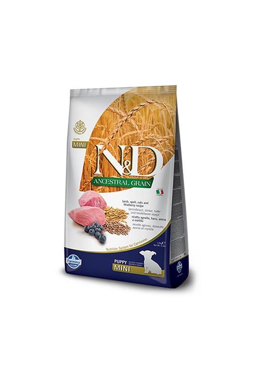 N&D Düşük Tahıllı Kuzu Etli Küçük Irk Yavru Köpek Maması 2.5 Kg