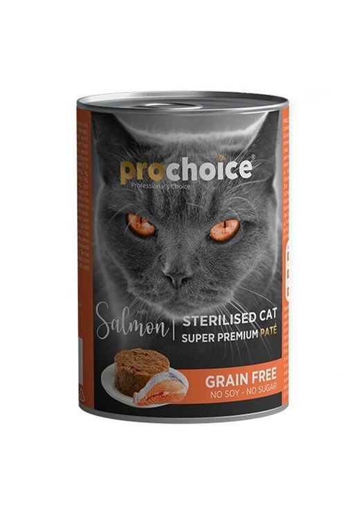 Pro Choice Sterilised Somonlu Kısırlaştırılmış Konserve Kedi Maması 400 Gr
