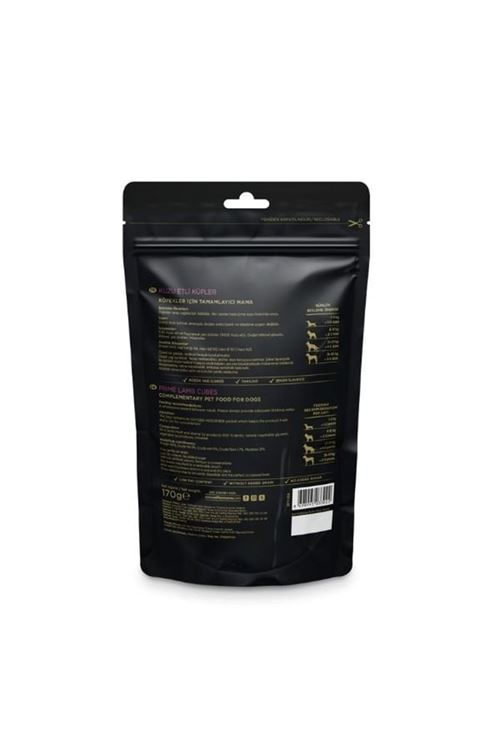 Reflex Snackies Natural Kuzu Etli Küp Tahılsız Köpek Ödül Maması 170 Gr