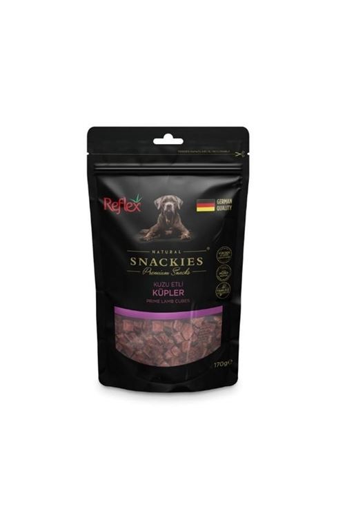 Reflex Snackies Natural Kuzu Etli Küp Tahılsız Köpek Ödül Maması 80 Gr