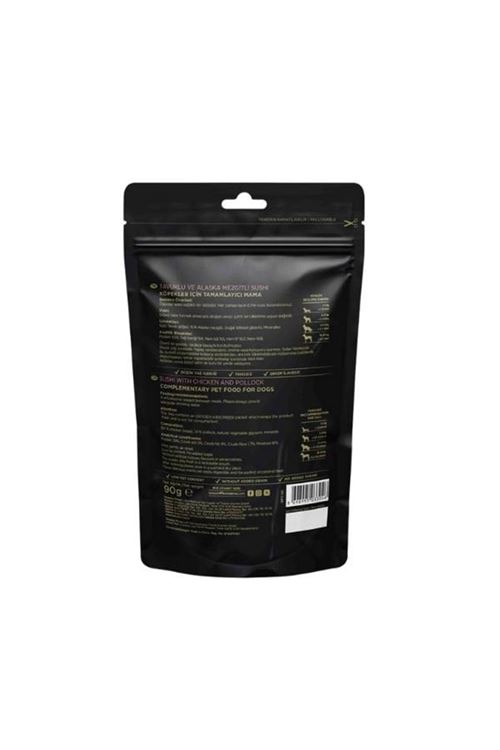 Reflex Snackies Natural Tavuklu ve Balıklı Sushi Tahılsız Köpek Ödül Maması 90 Gr