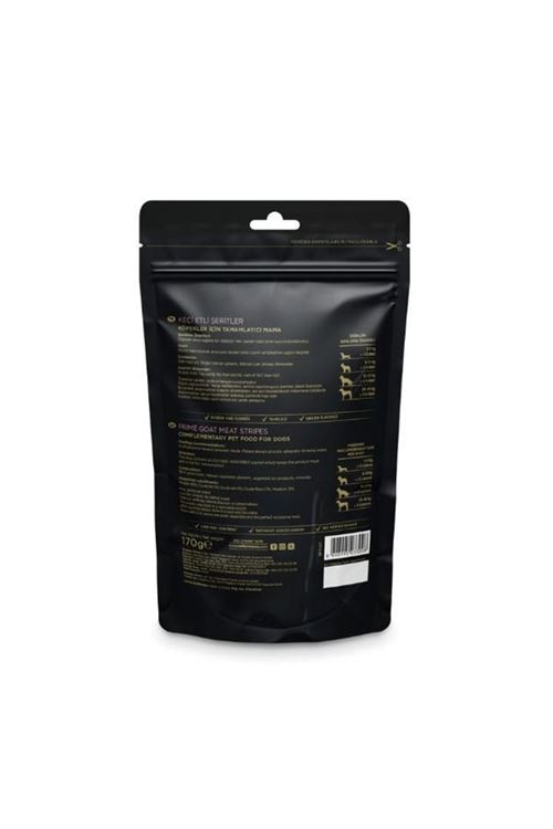 Reflex Snackies Natural Keçi Etli Şerit Tahılsız Köpek Ödül Maması 170 Gr