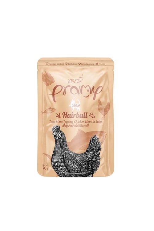 Pramy Jöle İçinde Ton Balıklı ve Tavuklu Pouch Yetişkin Konserve Kedi Maması 70 Gr
