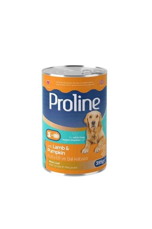 Proline Pate İçinde Et Parçacıklı Kuzu Etli Ve Bal Kabaklı Yetişkin Konserve Köpek Maması 395 Gr