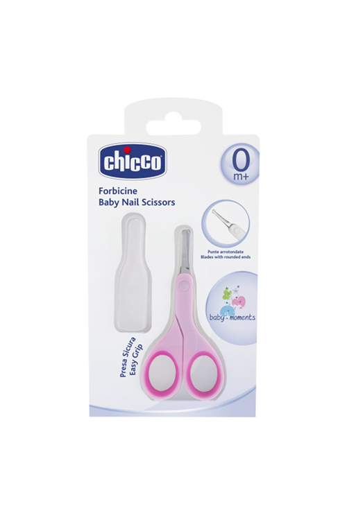 Chicco Kapaklı Tırnak Makası - Pembe