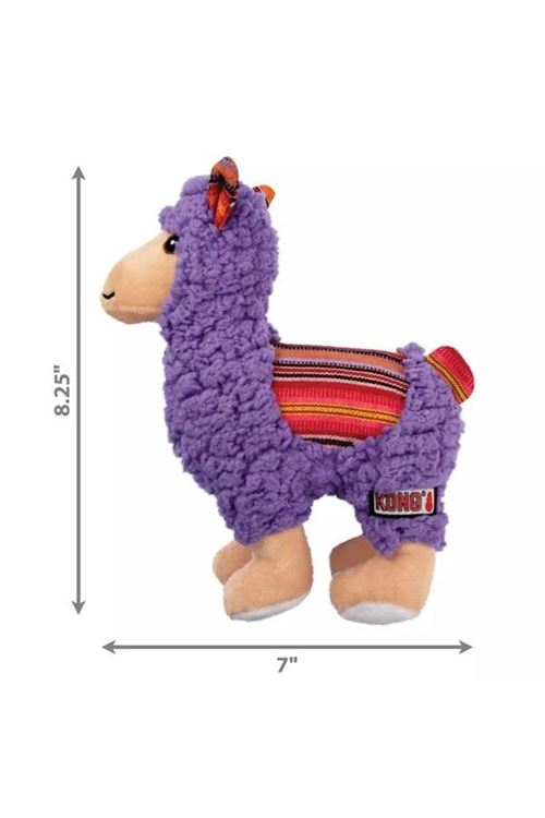 Kong Sherps Lama Şeklinde Peluş Köpek Oyuncağı Medium