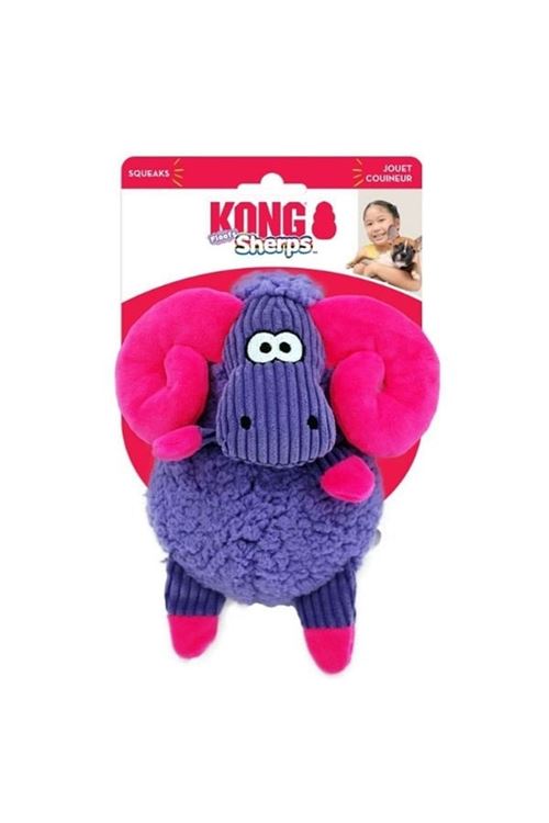 Kong Sherps Sevimli Hipopotam Şeklinde Peluş Köpek Oyuncağı Medium