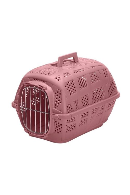 İmac Carry Sport Metal Kapılı Köpek Taşıma Çantası Koyu Pembe 48x34x32 Cm
