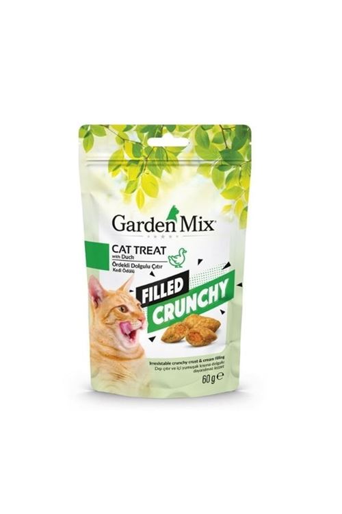 Garden Mix Ördekli İçi Dolgulu Kedi Ödül Maması 60 Gr