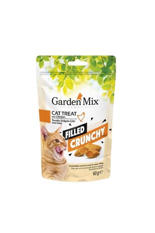 Garden Mix Tavuklu İçi Dolgulu Kedi Ödül Maması 60 Gr