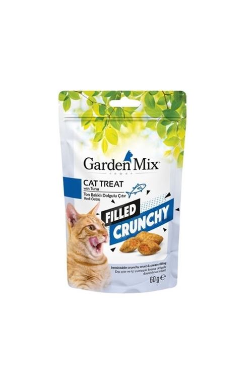 Garden Mix Ton Balıklı İçi Dolgulu Kedi Ödül Maması 60 Gr